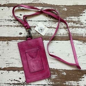 NWT Free People Leather Crossbody Phone Bag